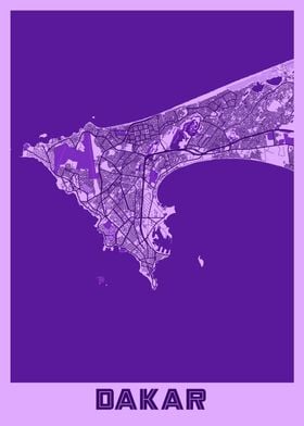 Dakar Lavender Map