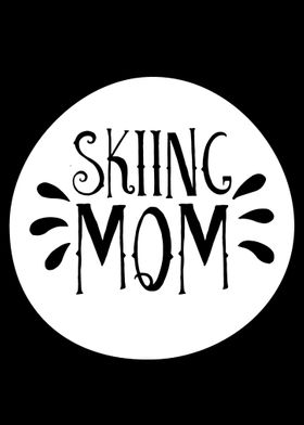 Skiing Mom