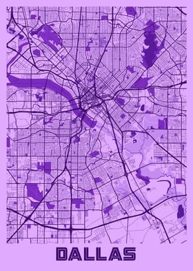 Dallas Lavender Map