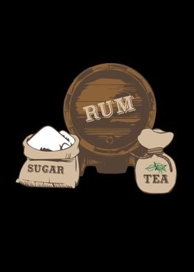 Sugar Tea Rum and Pirate