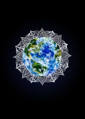 Planet Earth Mandala