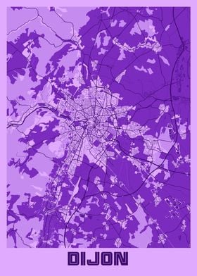 Dijon Lavender Map