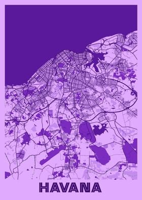 Havana Lavender Map