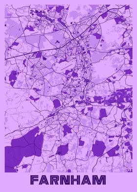 Farnham Lavender Map