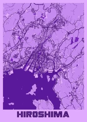 Hiroshima Lavender Map