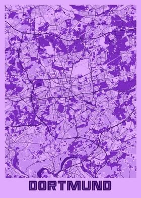 Dortmund Lavender Map