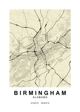Birmingham Alabama Map
