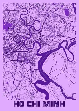 Ho Chi Minh Lavender Map