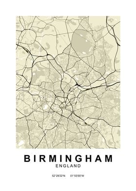 Birmingham Classic Map