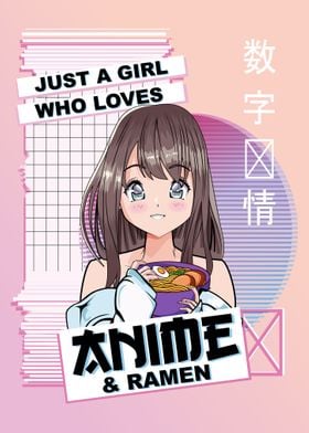 Kawaii Anime And Ramen