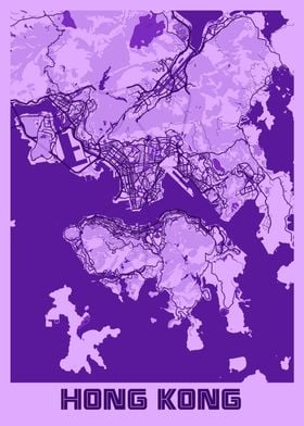 Hong Kong Lavender Map