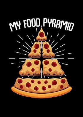 Pizza Food Pyramid Funny