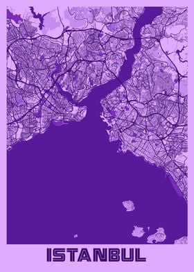 Istanbul Lavender Map