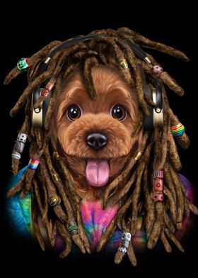 Poodle with Dreadlocks