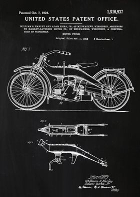 4 Harley Motorcycle Paten