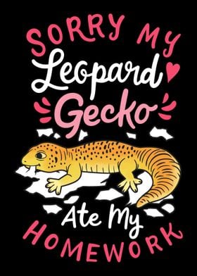 Leopard Gecko Back to Scho