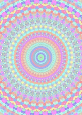 Pastel Boho Mandala