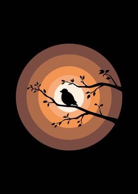 Negative Space of Bird