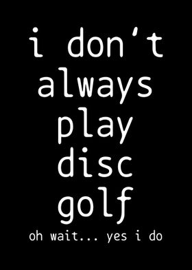 Disc Golf Disc Golfer