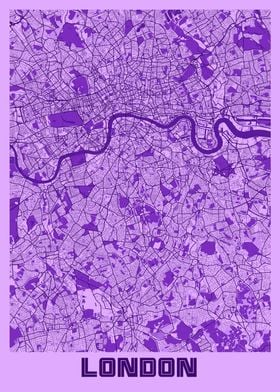 London Lavender Map