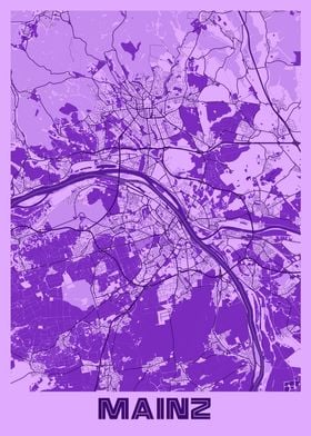 Mainz Lavender Map