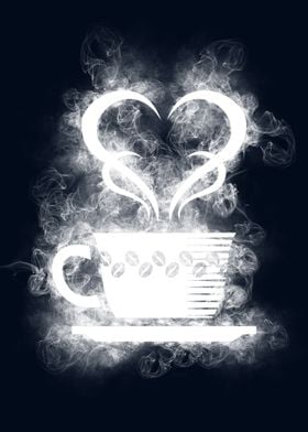   love coffee cafe smoky 