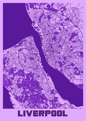 Liverpool Lavender Map