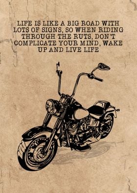 Motorcycle Rider Wall Art