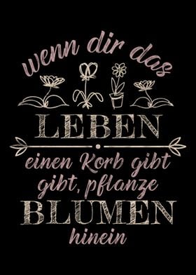 Toller Garten Spruch