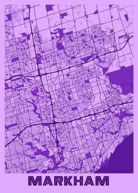 Markham Lavender Map