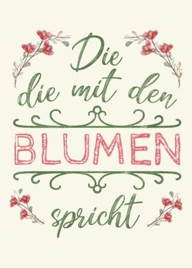 Netter Kleingarten Spruch