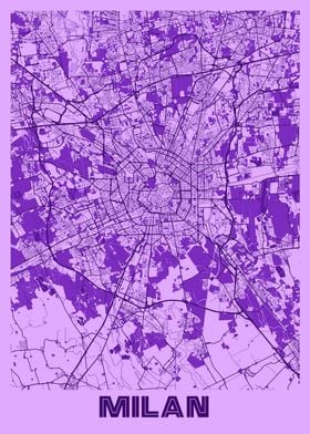 Milan Lavender Map