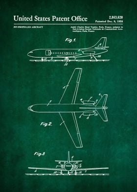 53 Caravelle Jet Airplane