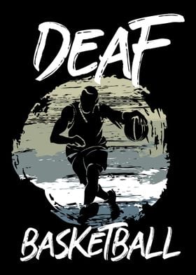 Deaf Ball Basketball Gift 