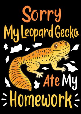 Leopard Gecko Lizard Back 