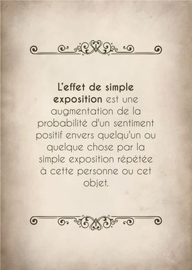 Effet de simple exposition