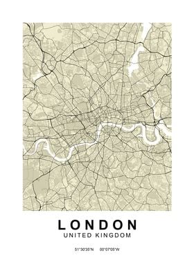 London Classic Street Map