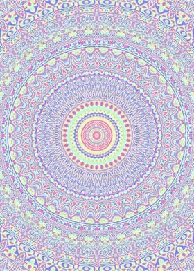 Intricate Pastel Mandala