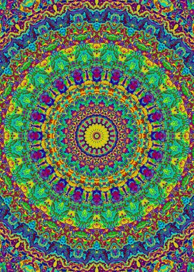 Ornate Colorful Mandala