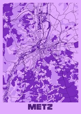 Metz Lavender Map