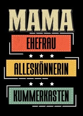 Mama Ehefrau Allesknnerin