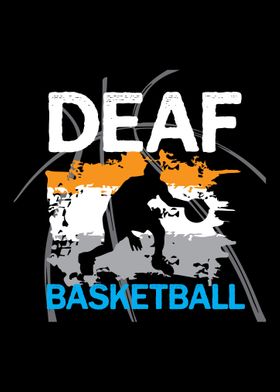 Deaf Ball Basketball Gift 