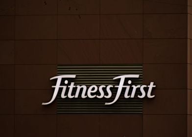 white text fitness