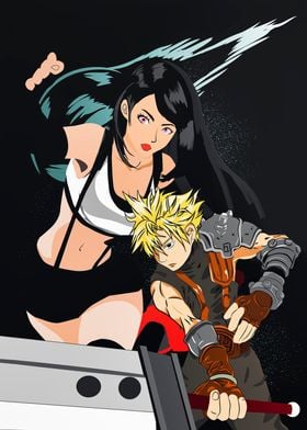 final fantasy vii couple