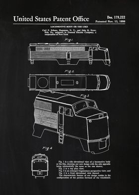 22 GE Locomotive Patent P