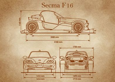Secma F16 Blueprint old 