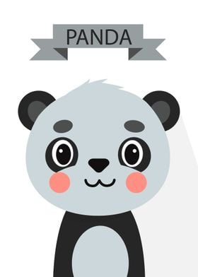 Cute Panda Poster