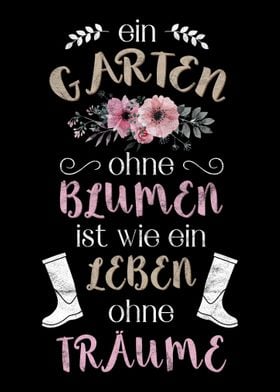 Netter Gartenarbeit Spruch