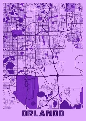 Orlando Lavender Map