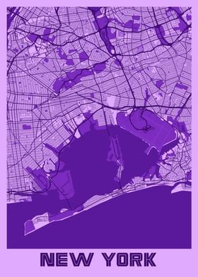 New York Lavender Map